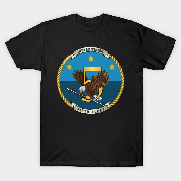 Navy - Fifth Fleet wo Txt T-Shirt by twix123844